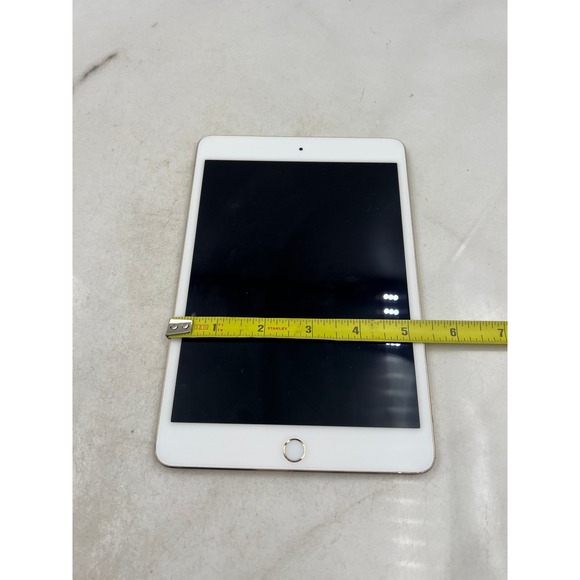 Apple iPad Mini 4 Gold 64GB WiFi Tablet Model A1538 Used - Picture 9 of 10